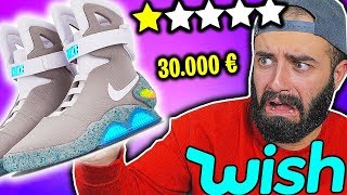 UNBOXING da 30.000€ di WISH *Nike Mag back to the future* - esplodono?