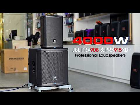 Активний звуковий комплект JBL PRX912 MED/FULL SET, видео 1