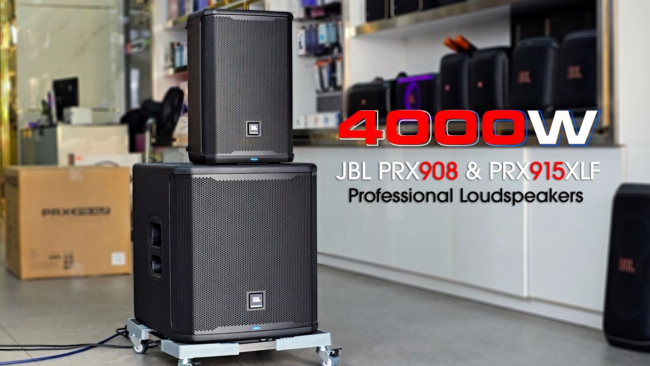 4000W Compact Professional Sound System | JBL PRX908 & PRX915XLF