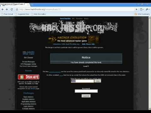 Hack this site basic level 7