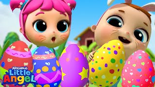 easter egg hunt song little angel kids songs nursery rhymes