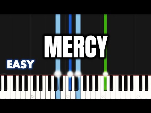 Mercy (EASY PIANO SHEET) - Elevation Worship 