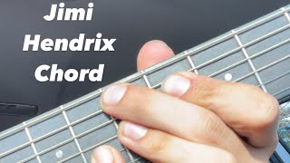The Jimi Hendrix Chord!! (Learn it!) =)