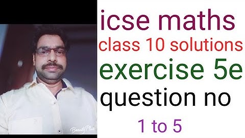 quadratic equations icse maths class 10 exercise 5e Solutions, Educational Series,icse maths..