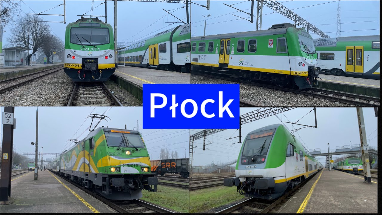 Pociągi na stacji Płock 😉