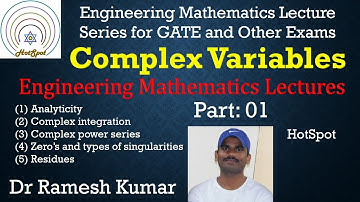 Engineering Mathematics: Complex variable Part 1 (Complex function, Analyticity, Analytic or Not)