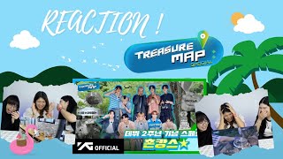 CARAT REACTION: [TREASURE MAP] SPECIAL 💎 데뷔 2주년 기념 💎 촌캉스 ครบรอบ 2 ปีน้อง ๆ สมบัติ! | CARROT SNAP