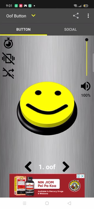 Roblox: Oof Button (REVERSED)