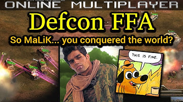 Defcon FFA - Toxin General - Pro Rules | C&C Generals Zero Hour | No Commentary