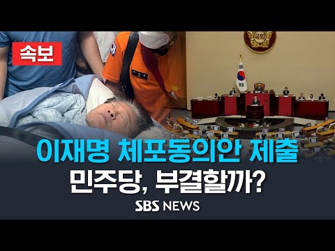 [속보] 이재명 체포동의안 국회 제출..표결 앞둔 민주당 분위기는? / SBS
