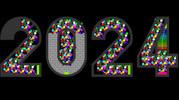 The Alphabet 2024 - 16 Legs Eliminations Marble Race ASRM 03 in Algodoo