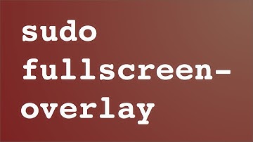iTerm 2 - Fullscreen Overlap and Transparency