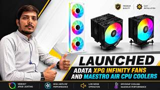 ADATA XPG INFINITY F360/F120/R120 Fans And MAESTRO 42SA/62DA Air CPU Coolers Launched