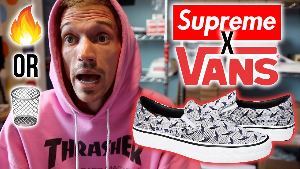 supreme vans diamond plate