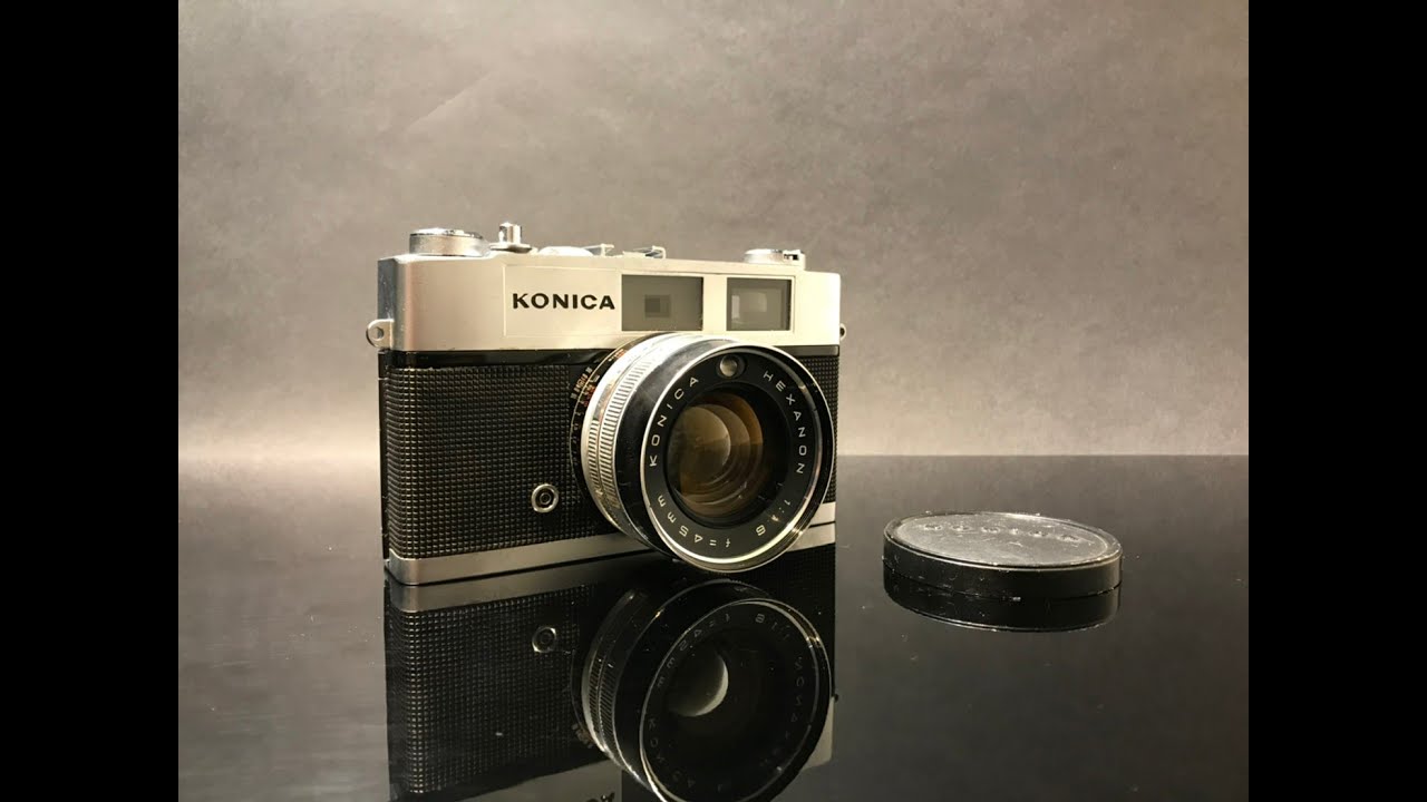 Konica Auto S1.6經典機械底片相機C040107 - YouTube