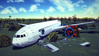 Realistic Fictional Airplane Crashes and Emergency Landings #8 | Besiege