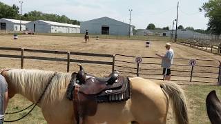 Barrel Racing -- Walk, trot, canter