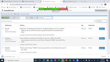 How to Export your Works Cited from NoodleTools
