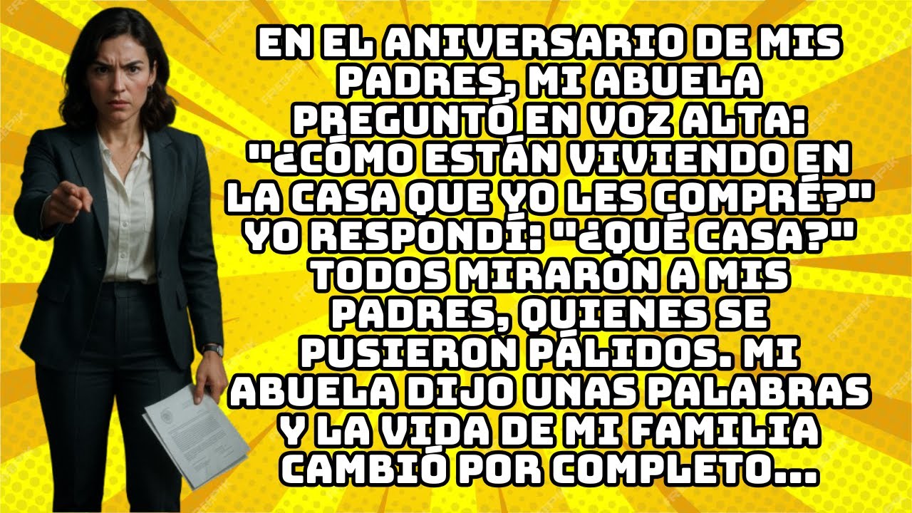 EN EL ANIVERSARIO DE MIS PADRES, MI ABUELA PREGUNTÓ EN VOZ ALTA: 