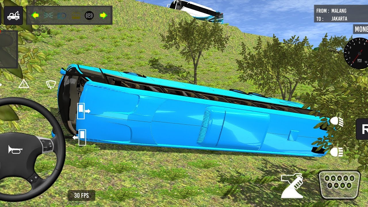 BUSSID SEASON 2 – Part 102 🔥 | Impossible Hill Climb Test | Engine Under Pressure🌲  Bus simulator