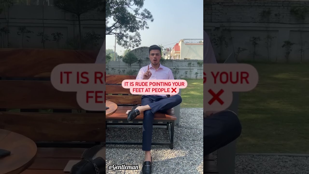 How To Sit Like Gentleman