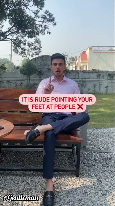 How to sit like gentleman