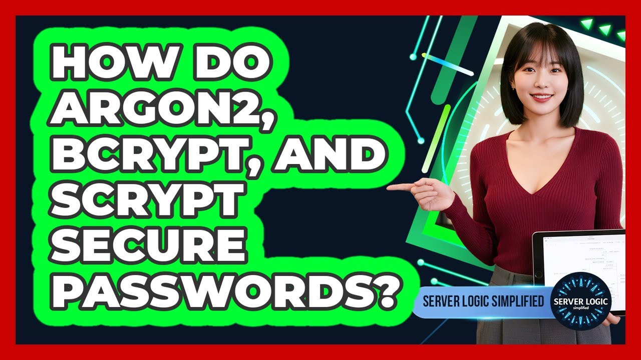 Bcrypt Scrypt How Do Argon2, Bcrypt, And Scrypt Secure Passwords? - YouTube