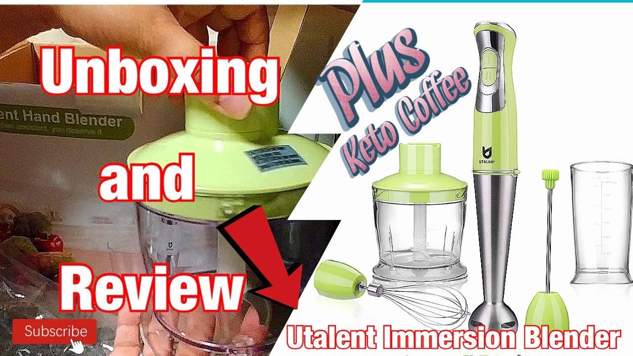 Utalent Immersion Blender Unboxing and Review 