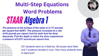 Multi-Step Equations Word Problems! | Algebra 1 & STAAR Test Prep