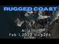 Rugged coast