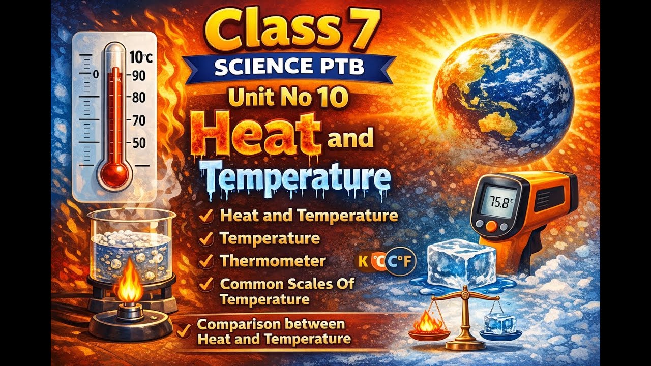 Class 7 science//Unit no 10//Heat & Teamperature//pg no 120-122//Detailed lecture in easy way/PTB