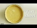 기본 타르트 시트, 파이 반죽 만들기 : How to make Tart sheet, pie dough : タルトシート、パイ生地 -Cooking tree 쿠킹트리