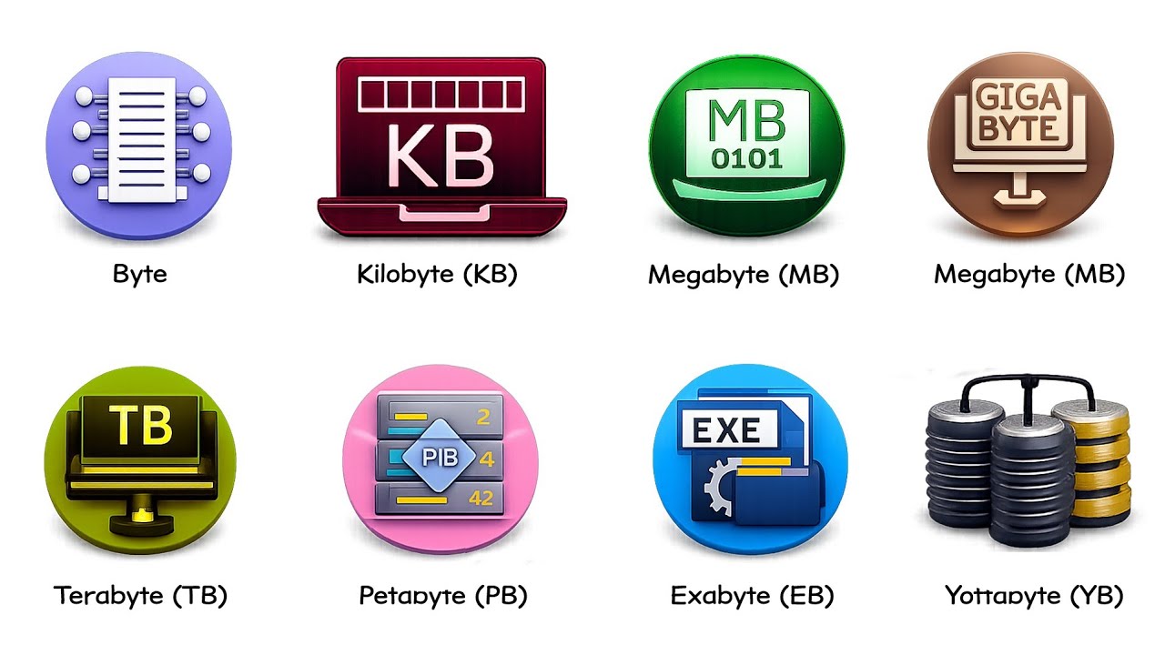 Every Digital Storage Unit Explained in 9 Minutes