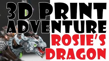 3D Printed Clockwork Dragon for my 3 year old