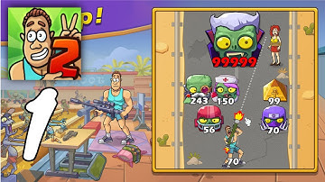 Breaker Fun 2 - Zombie Games Gameplay Walkthrough #1 - Level 1 ~ 16 (Android, IOS)