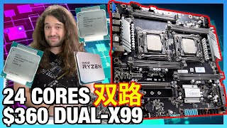 24 Cores, 48 Threads for $360: DualX99 Jingsha Motherboard vs. AMD R9 3900X