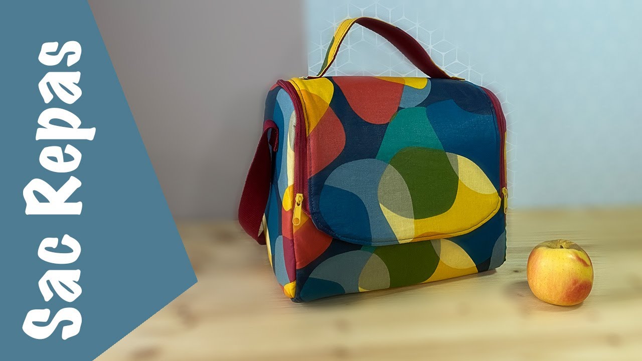 DIY Couture Lunch Bag ou sac pour emporter son déjeuner - Perles & Co