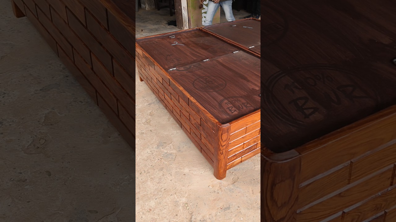 Wooden Diwan bed design 6×6