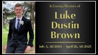 Luke Brown Funeral, May 3, 2025 | First Presbyterian Church, Norwalk, Ohio