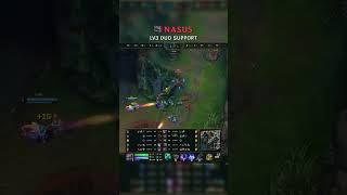 Nasus Lv3 DUO SUPPORT | VN Master Patch 26.12 #shorts