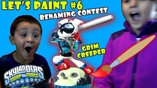 Lets Paint: Grim Creeper + Renaming Contest (Skylanders Swap Force Custom Variant) Part 6