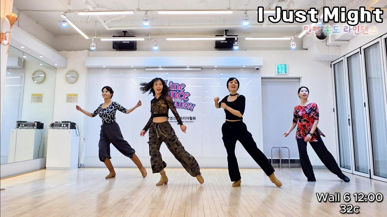 I Just Might Demo/ High Beginner/ Bruno Mars/ Junghye Yoon/ 브루노 마스 /송도 라인댄스/ 인천 라인댄스/ 위올라