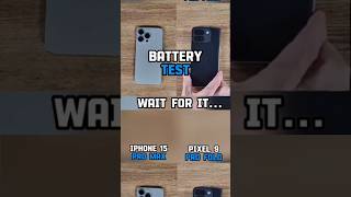 ⚡☠️IPHONE 15 PRO MAX VS PIXEL 9 PRO FOLD BATTERY TEST!!