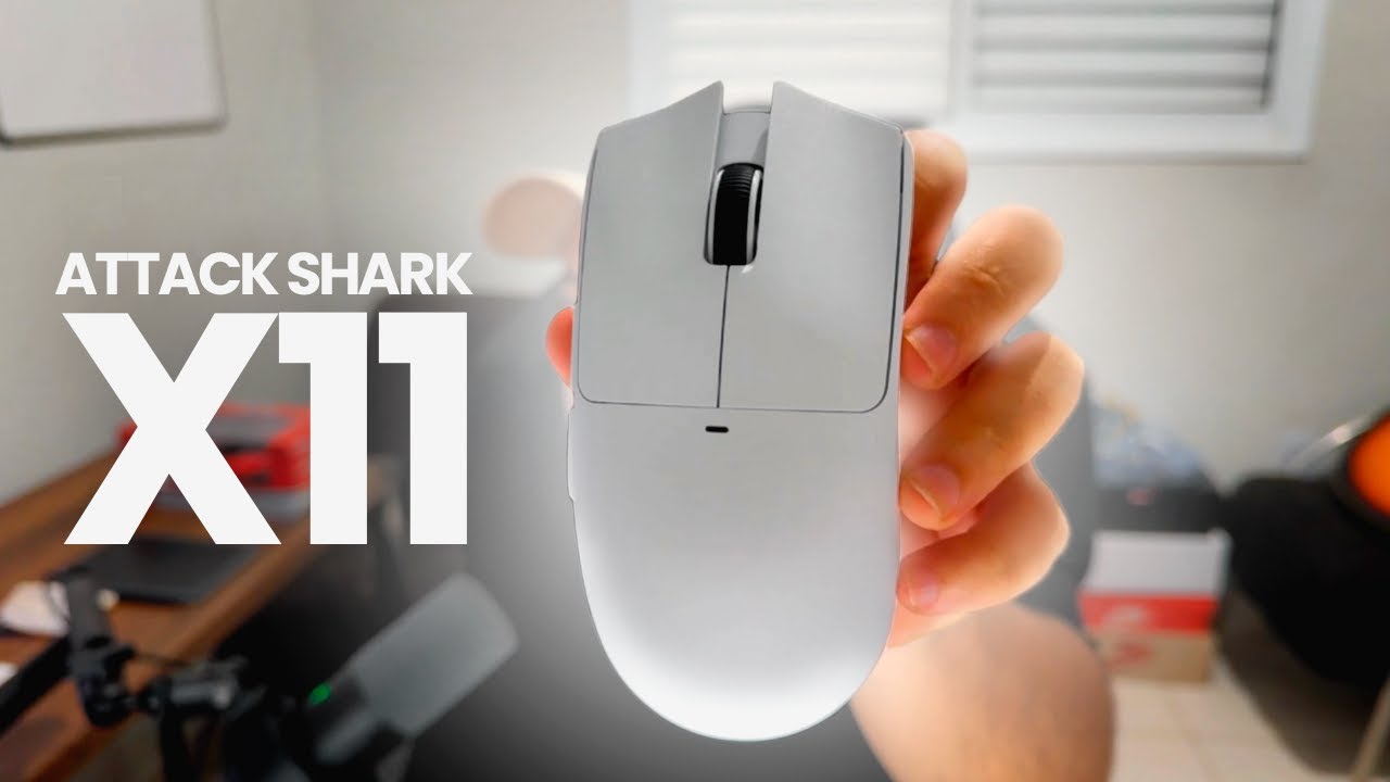 ESSE MOUSE DE R$59,69 É MELHOR DO QUE MUITOS CAROS?! (ATTACK SHARK X11)
