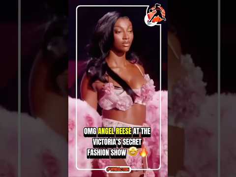 OMG Angel Reese at the Victoria’s Secret Fashion Show 👑🔥#WNBAction #AngelReese #VictoriaSecret