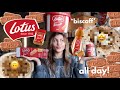 EATING BISCOFF FOR 24 HOURS || all things biscoff! *VEGAN*