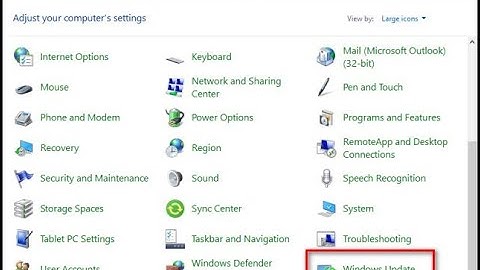 Add Windows Update to The Control Panel in Windows 10