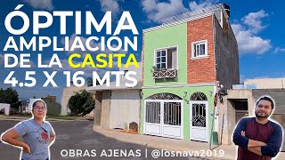ÓPTIMA AMPLIACIÓN DE LA CASITA | 4.5X16 MTS | OBRAS AJENAS | @losnava2019​