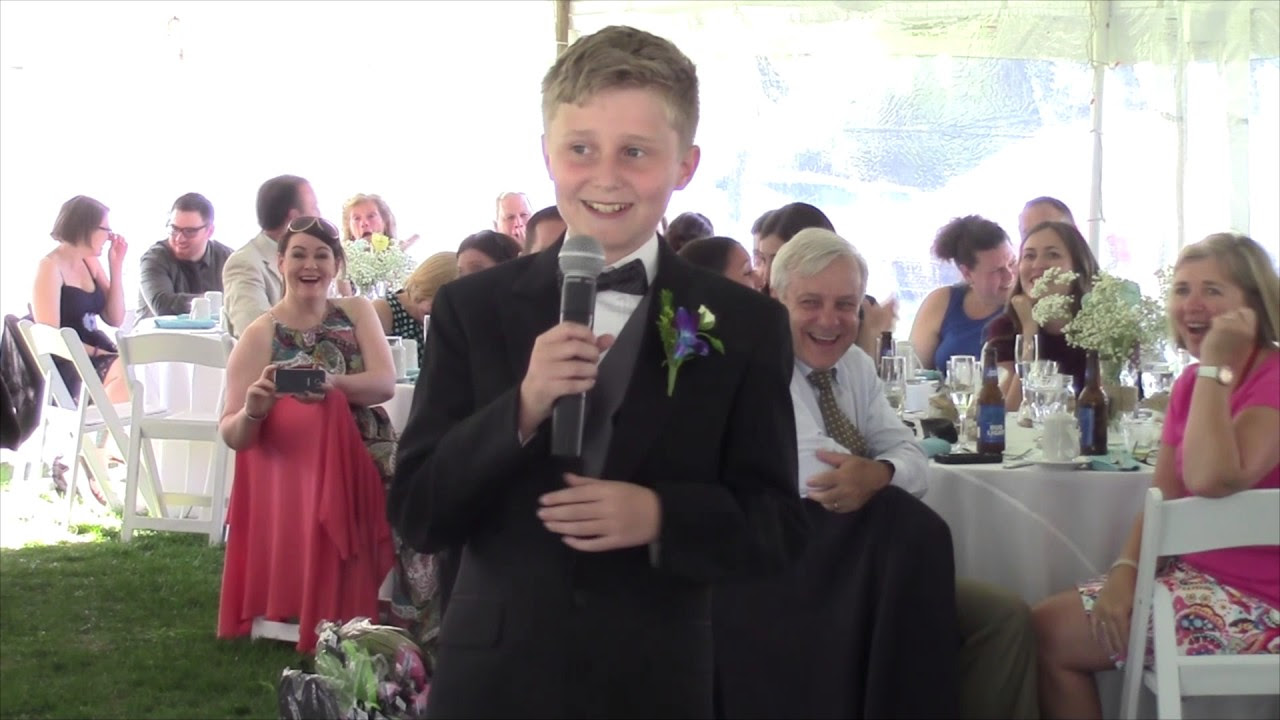 11 year old nephews funny best man speech