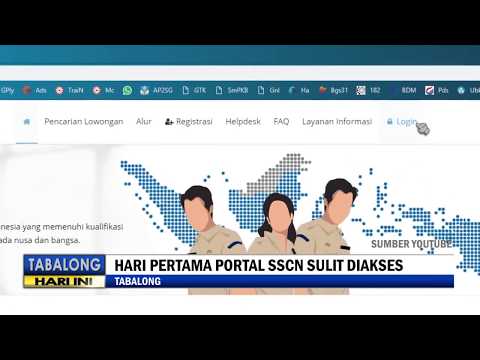 PORTAL SSCN SULIT DIAKSES, BKPP TABALONG SARANKAN DAFTAR  DI WAKTU TERTENTU